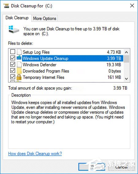 Win10周年更新14393.321产生3.99TB垃圾 用户都懵了