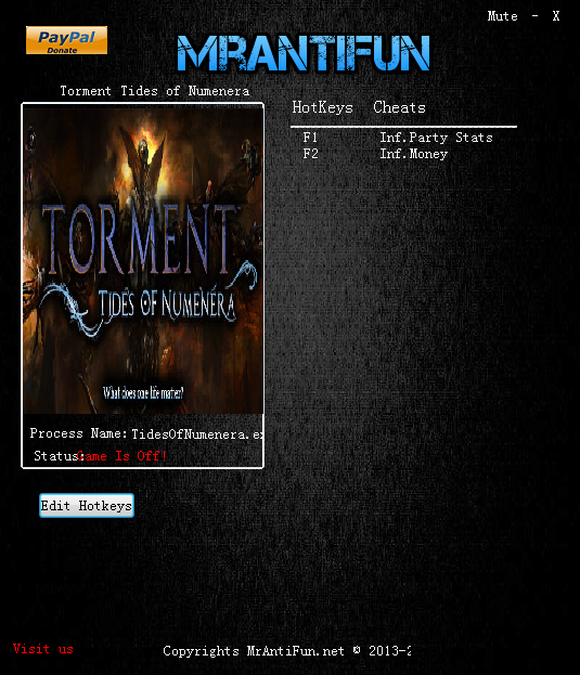 折磨扭蒙拉之潮两项修改器 V3.0 绿色版