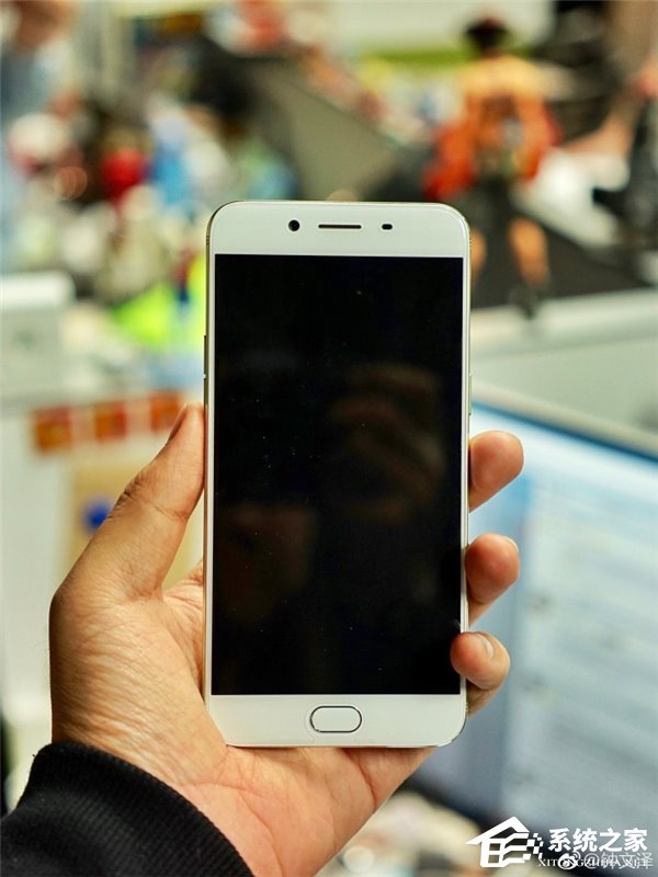 OPPO R9s手机清新绿真机图赏