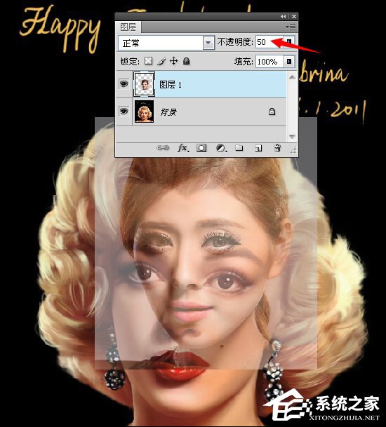 PS换脸教程图解 PS换脸后如何调整肤色?