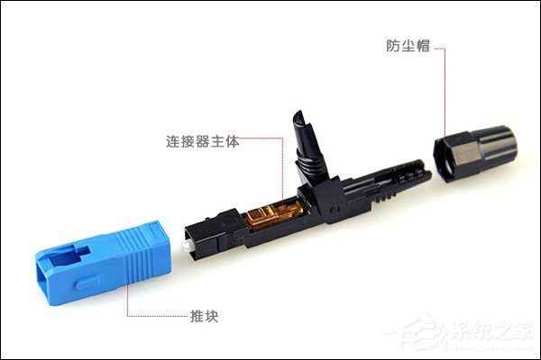 光纤快速连接器怎么用?家用光纤接头接法图解