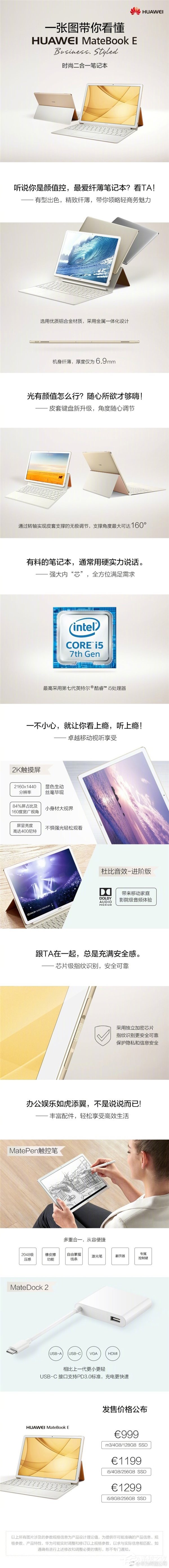 你想知道的都在这里了！三张图带你看懂华为MateBook D/E/X
