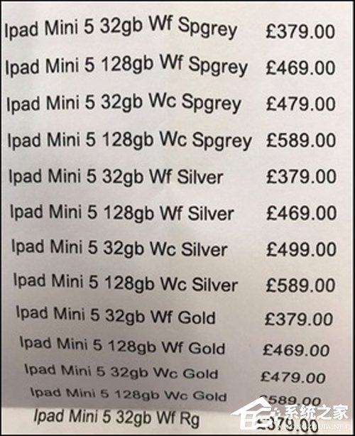 最低3315元!外媒曝光iPad mini 5库存清单