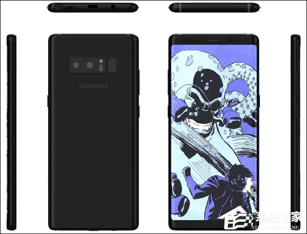 就长这样？三星Galaxy Note8“终极版”渲染图曝光