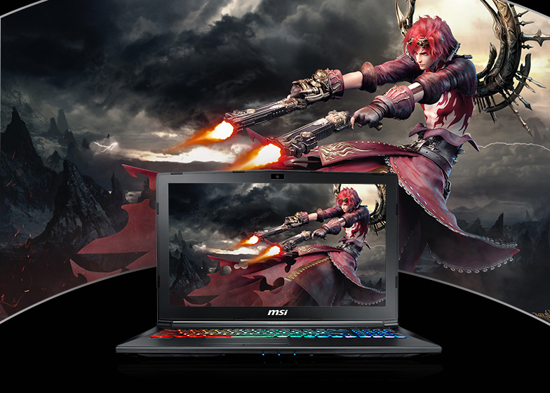 i7 7700HQ四核/8G/GTX1060 6G独显微星游戏笔记本