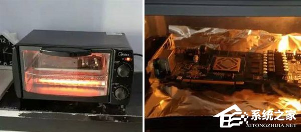 还有这种操作？微波炉加热维修显卡