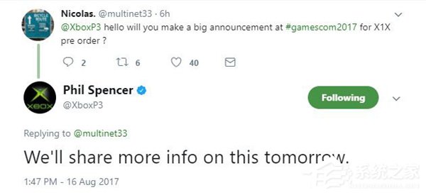 微软Xbox One X即将开启预购：最快明日