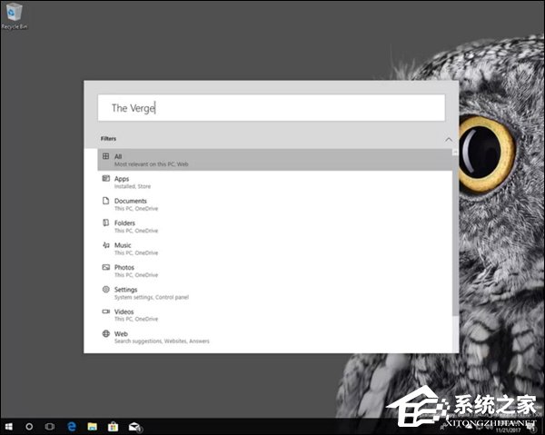 就长这样？外媒曝光Win10 RS4搜索界面（附尝鲜方法）