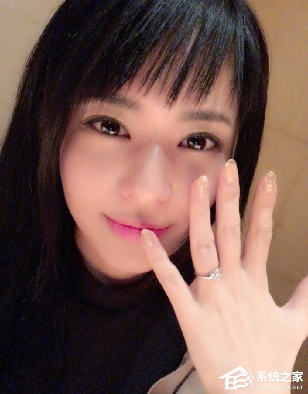 结婚了!苍井空个人微博晒婚戒