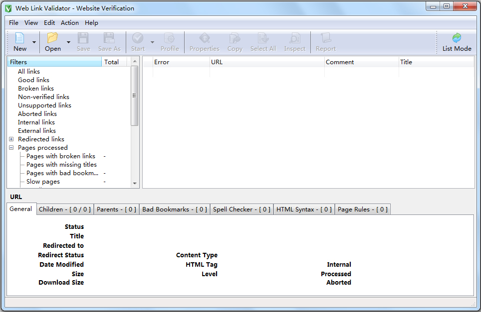 Web Link Validator(网站分析工具) V5.9 英文版