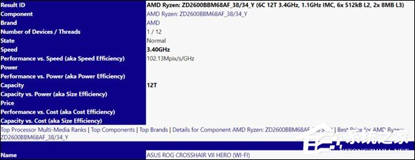 6核3.4GHz！AMD Ryzen5 2600处理器首曝光