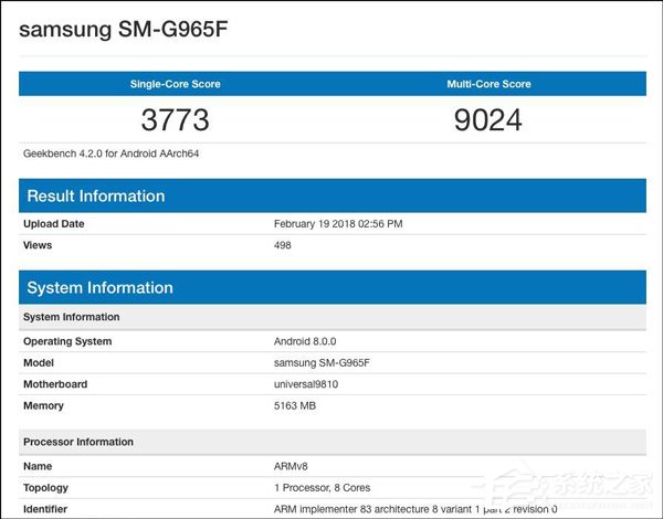 突破9000分！Exynos 9810版Galaxy S9 Plus跑分成绩遭曝光