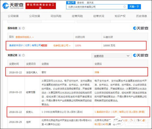 加速IPO审核？雷军卸任小米支付法人代表