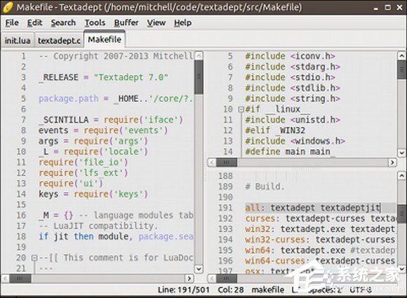 Textadept(可扩展文本编辑器) V7.9 绿色版