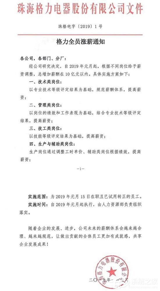 别人家的公司！网曝格力电器再度全员加薪