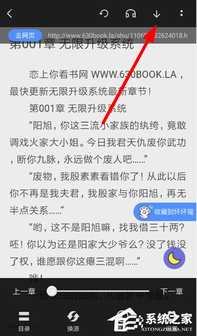 坏坏猫搜索怎么缓存小说?坏坏猫搜索缓存小说的方法