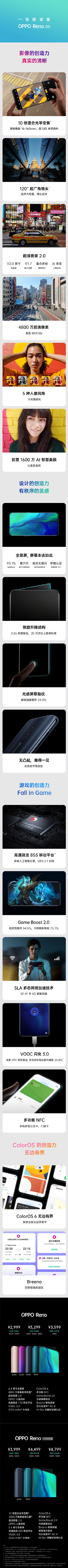 一图看懂OPPO Reno系列新机