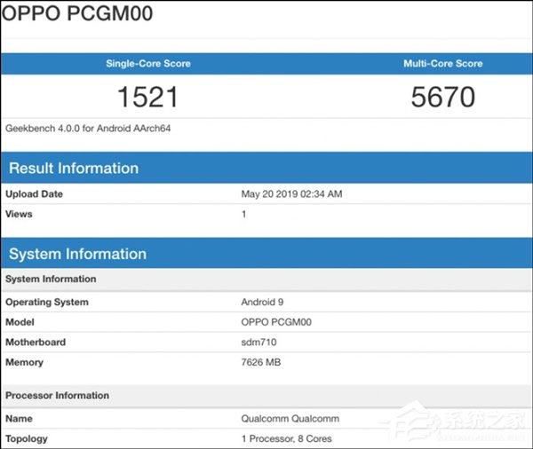 多核5670分！OPPO K3手机GeekBench跑分遭曝光
