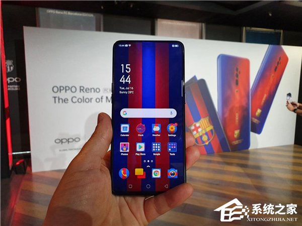 OPPO Reno巴萨定制版上手图遭曝光