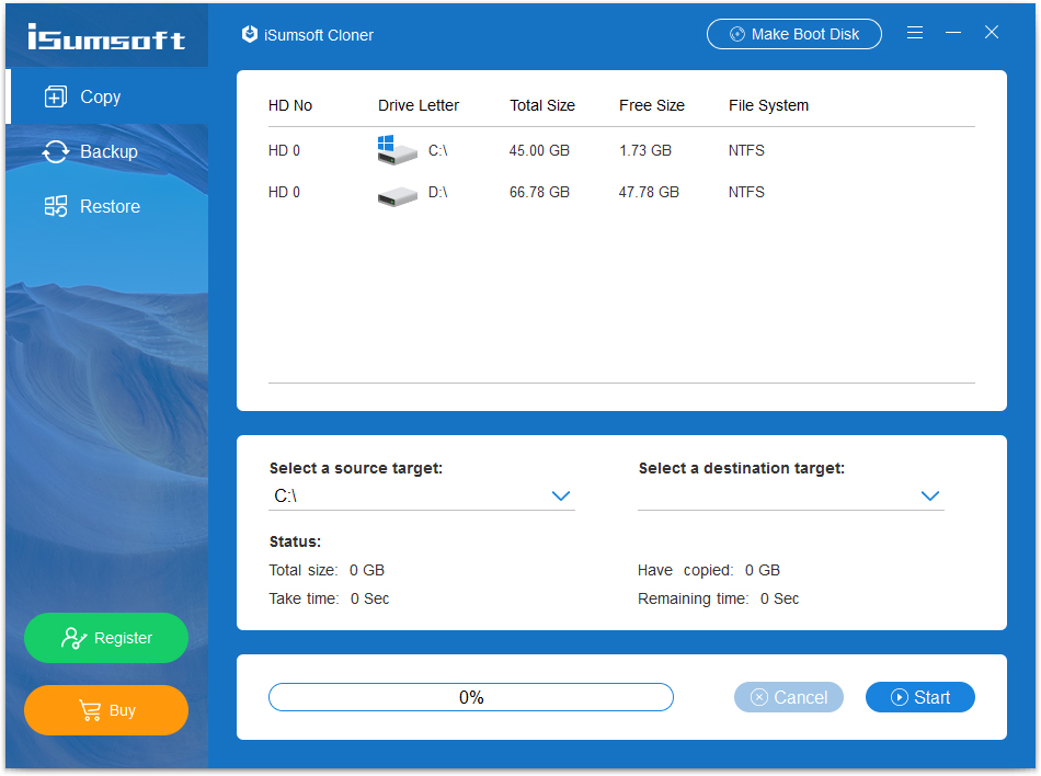 iSumsoft Cloner V3.1.1 免费版