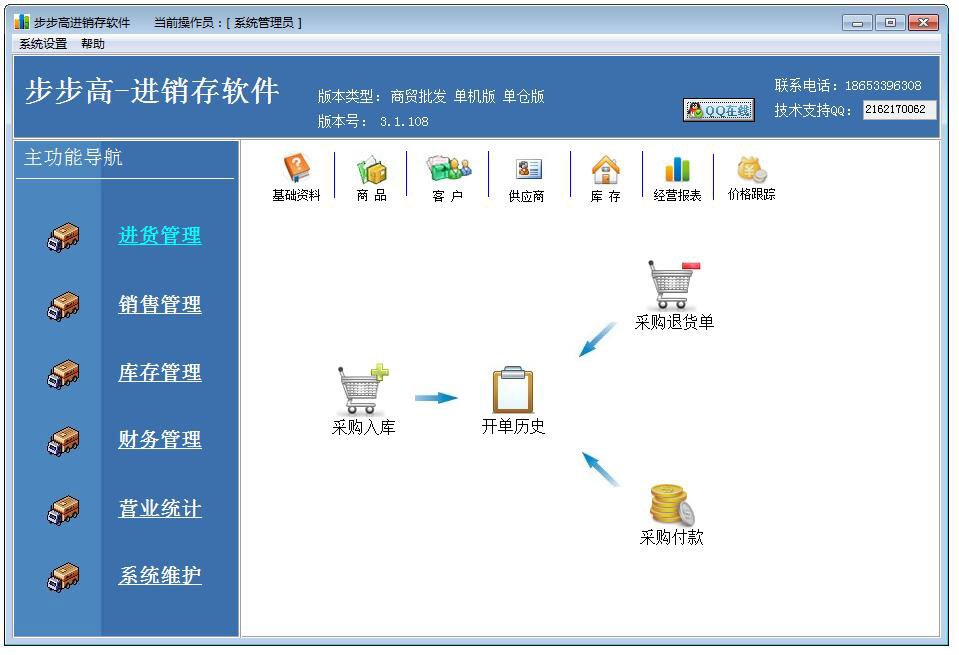 步步高进销存软件