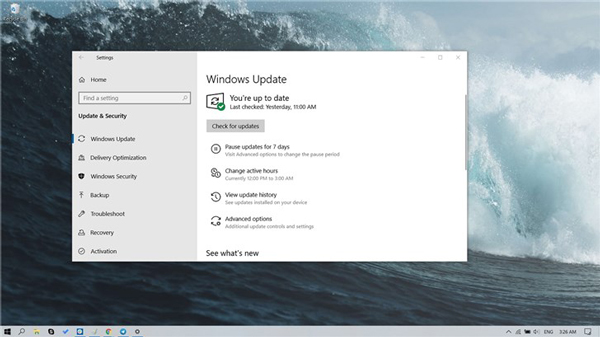 微软公布2019 Win10更新十一月版配置要
