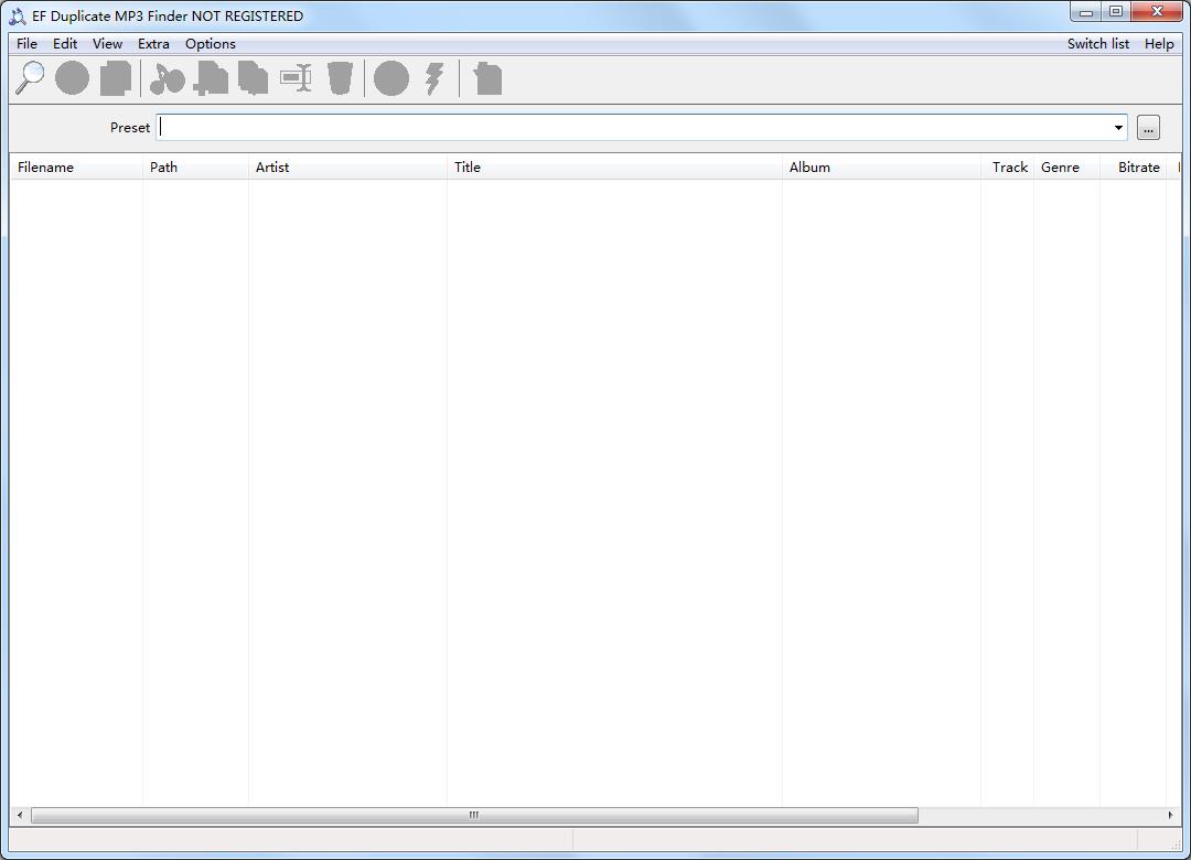 EF Duplicate MP3 Finder
