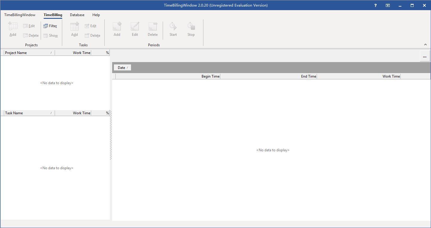 ZPAY Time Billing Window