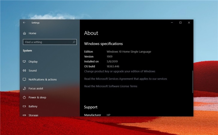 微软承认1处Win10 KB4535996可选补丁Bu