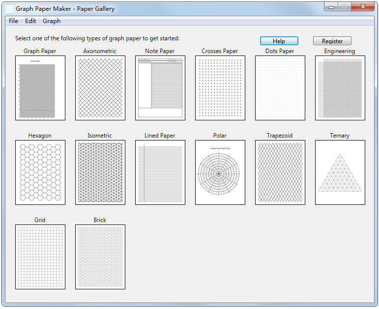 Graph Paper Maker