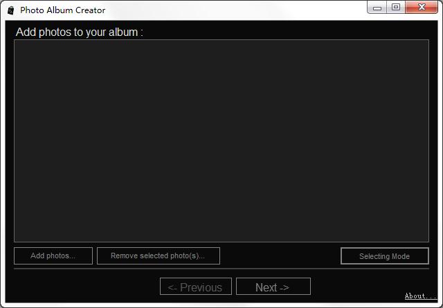 Photo Album Creator