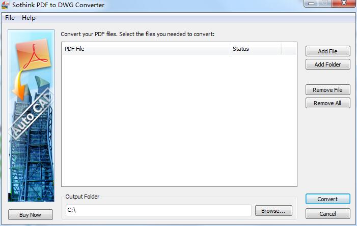 Sothink PDF to DWG Converter