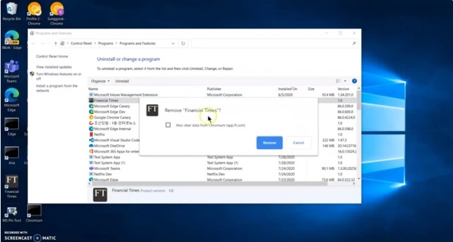Win10 设置即将支持卸载 Chrome PWA 应
