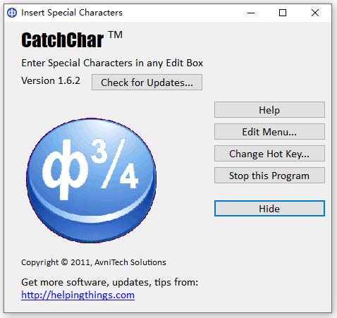 CatchChar
