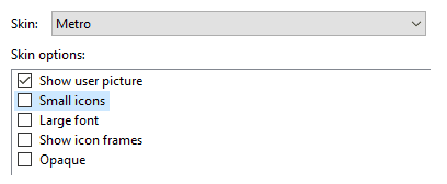 Settings For Open Shell Menu