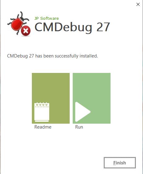 JP Software CMDebug