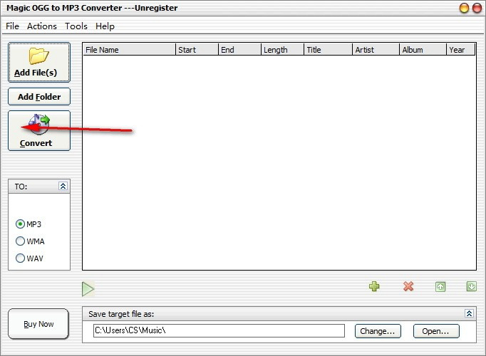 Magic OGG to MP3 Converter