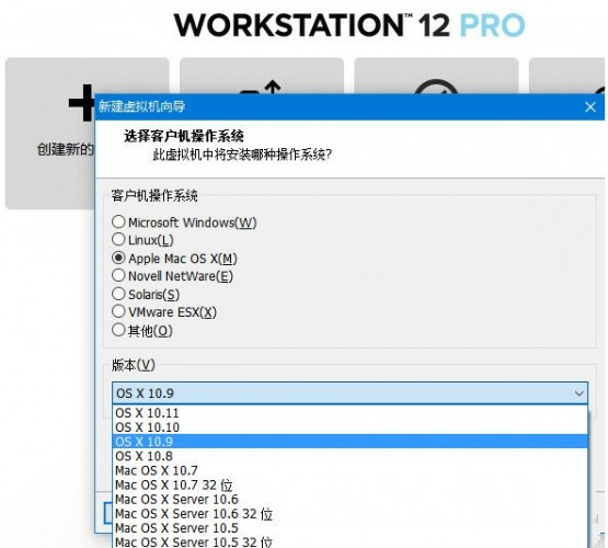 VMWARE虚拟机苹果补丁