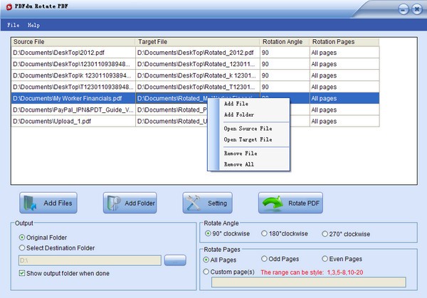 PDFdu Rotate PDF