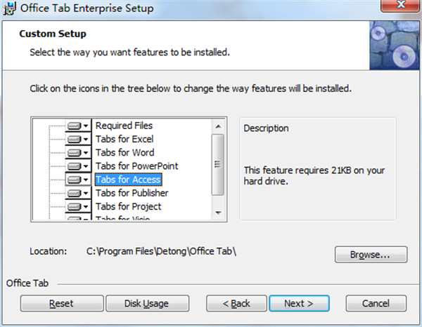 Office Tab