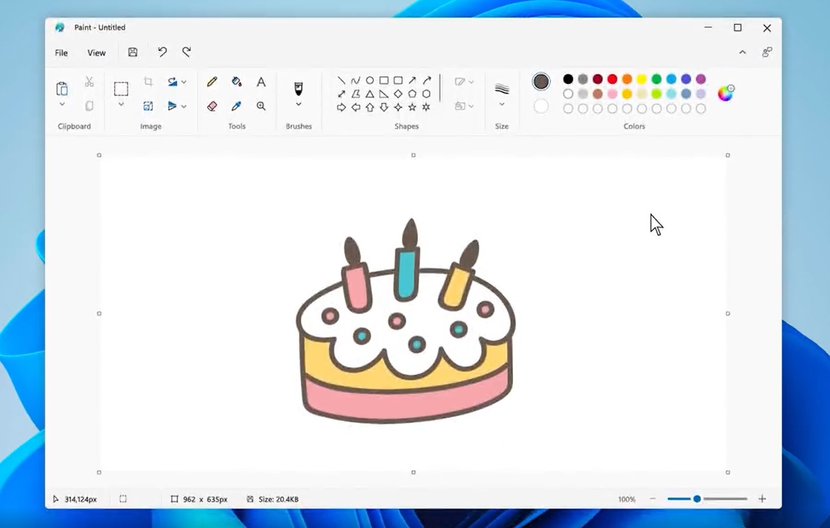 微软Windows11将迎来全新暗黑模式Paint