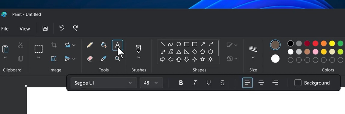 微软Windows11将迎来全新暗黑模式Paint