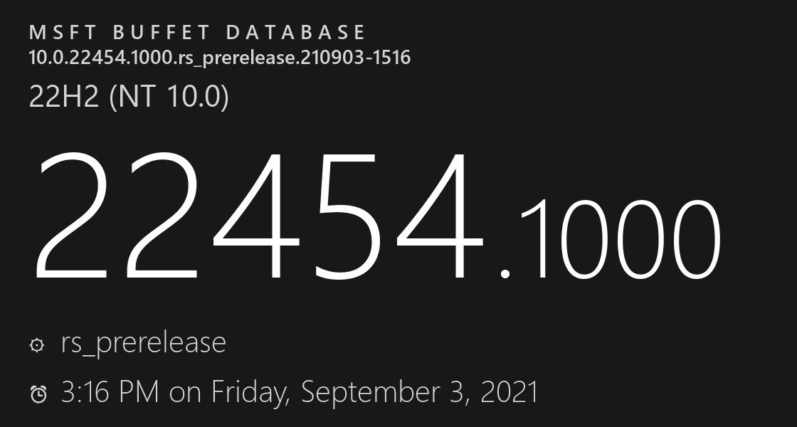 微软Win11 22454.1000(RS_prerelease)