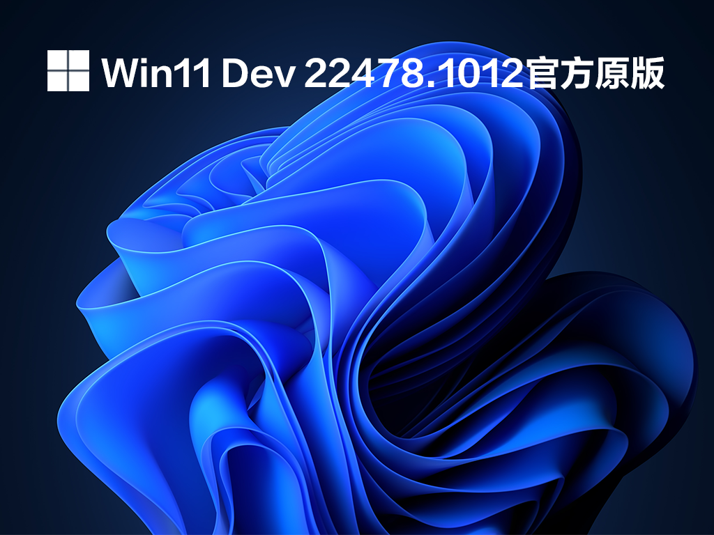 Win11 Dev 22478.1012官方原版 V2021.10