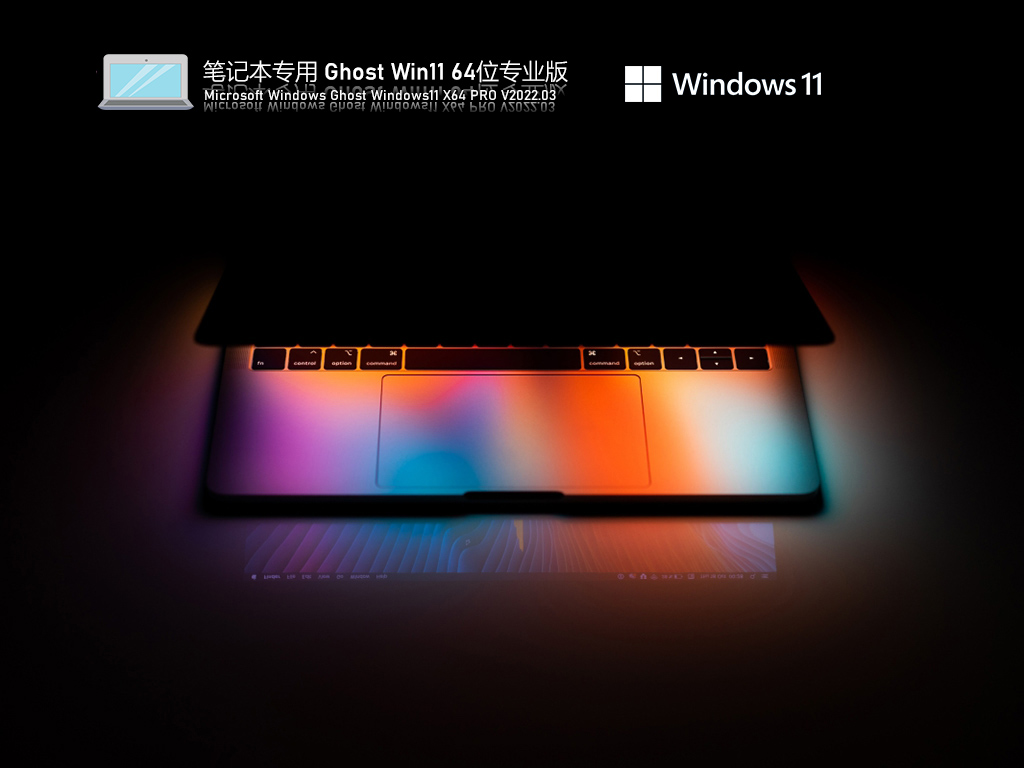 笔记本专用 Ghost Win11 64位 通用专业版 V2022.03