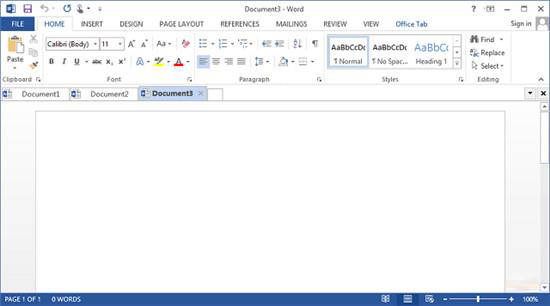Office Tab