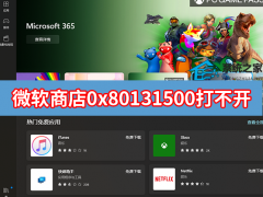 微软应用商店错误代码0x80131500打不开怎么办？