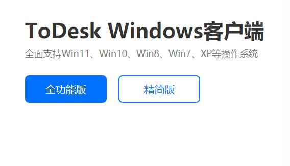 ToDesk全功能版和精简版有什么局别?