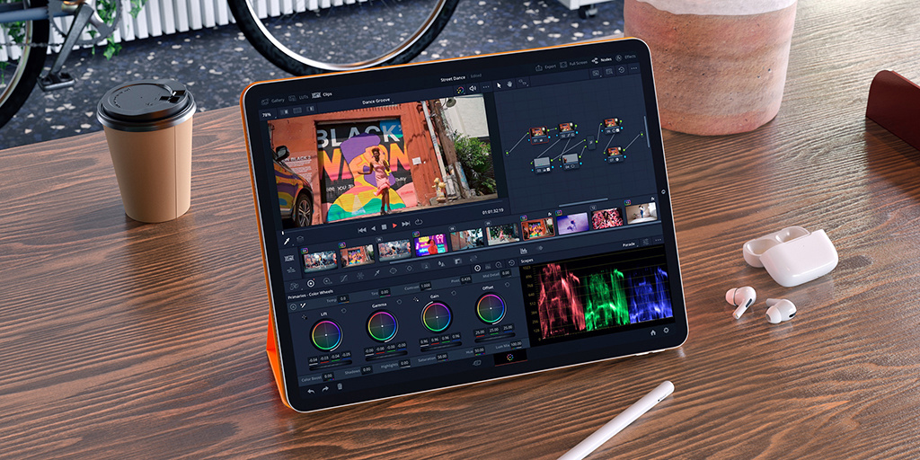 视频调色软件 DaVinci Resolve 今日登