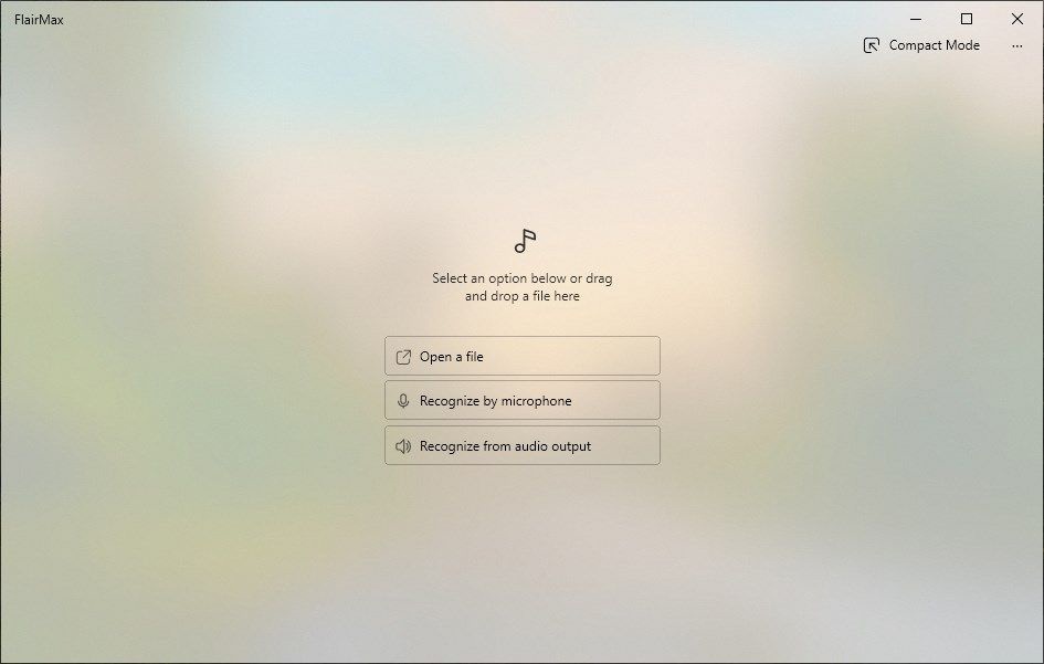 听歌识曲应用 FlairMax Beta:Win10 平